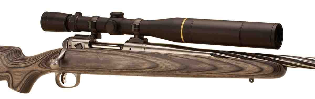 The Shaw rifle is a modified Savage action with a Shaw barrel and Boyds’ stock.